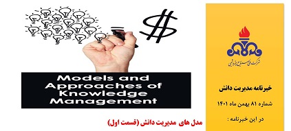هشتاد و یکمین خبرنامه مدیریت دانش ویژه بهمن ماه 1401 منتشر شد