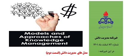 هشتاد و دومین خبرنامه مدیریت دانش ویژه اسفند ماه 1401 منتشر شد